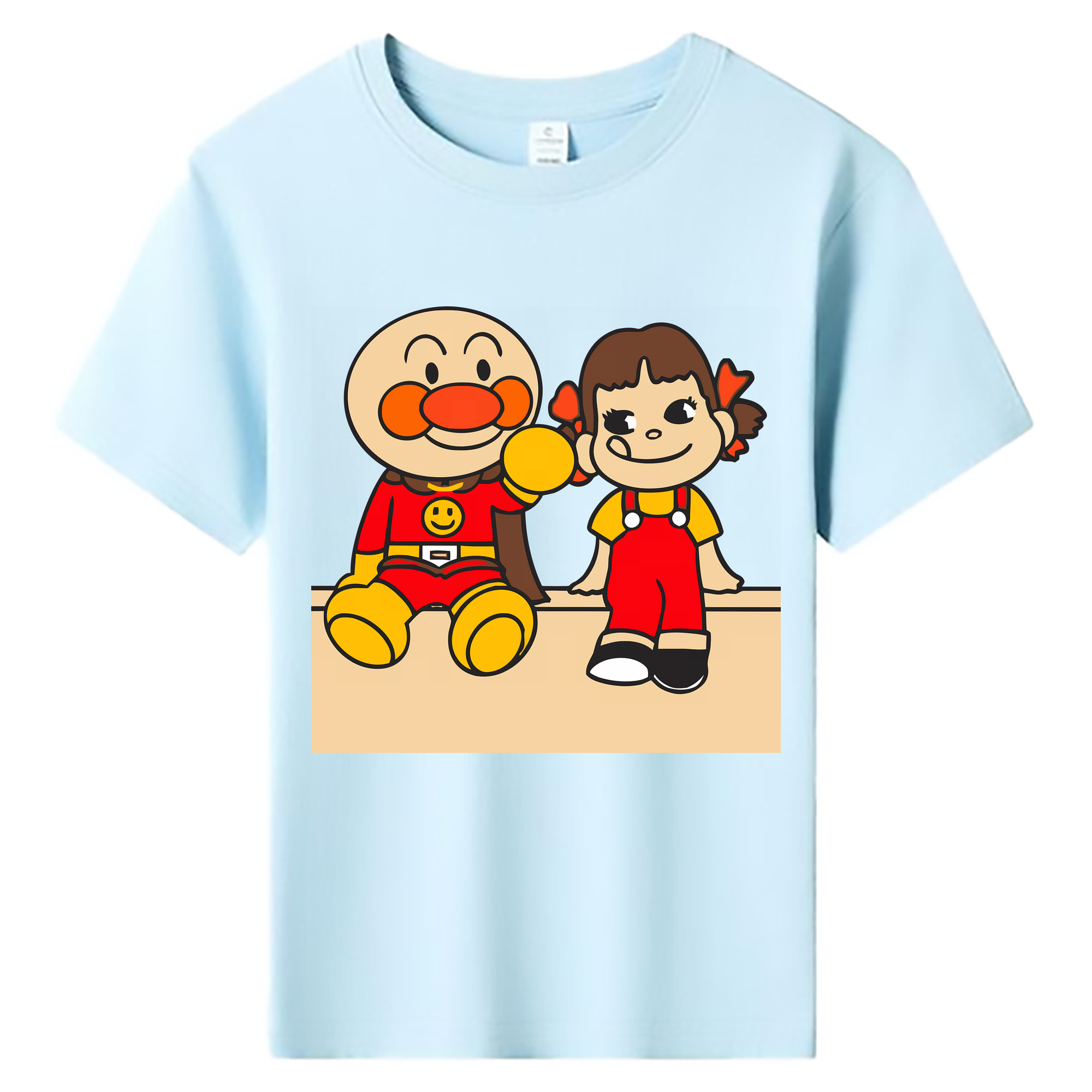 （画像用） アンパンマン Anpanman 綿100％キッズTシャツ（フロントプリント）